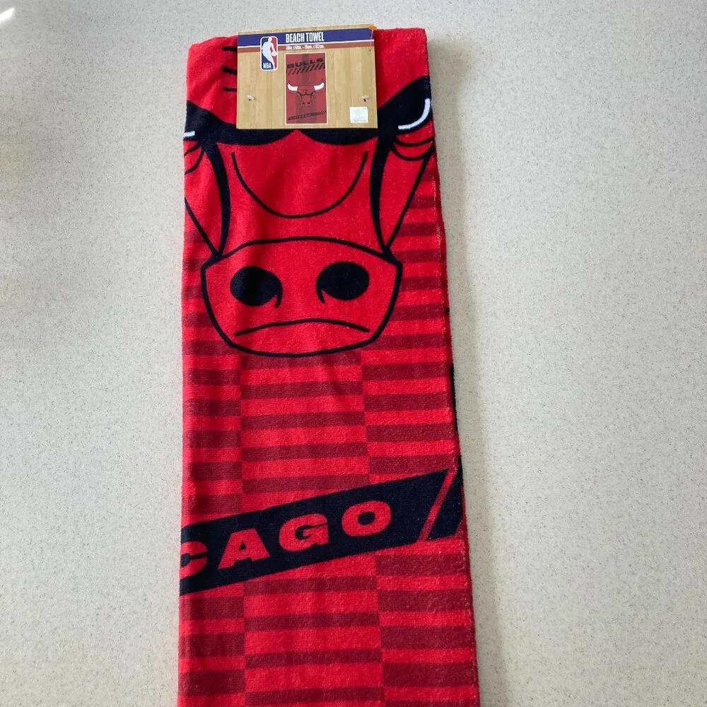 Chicago Bulls NBA Beach Towel New 60